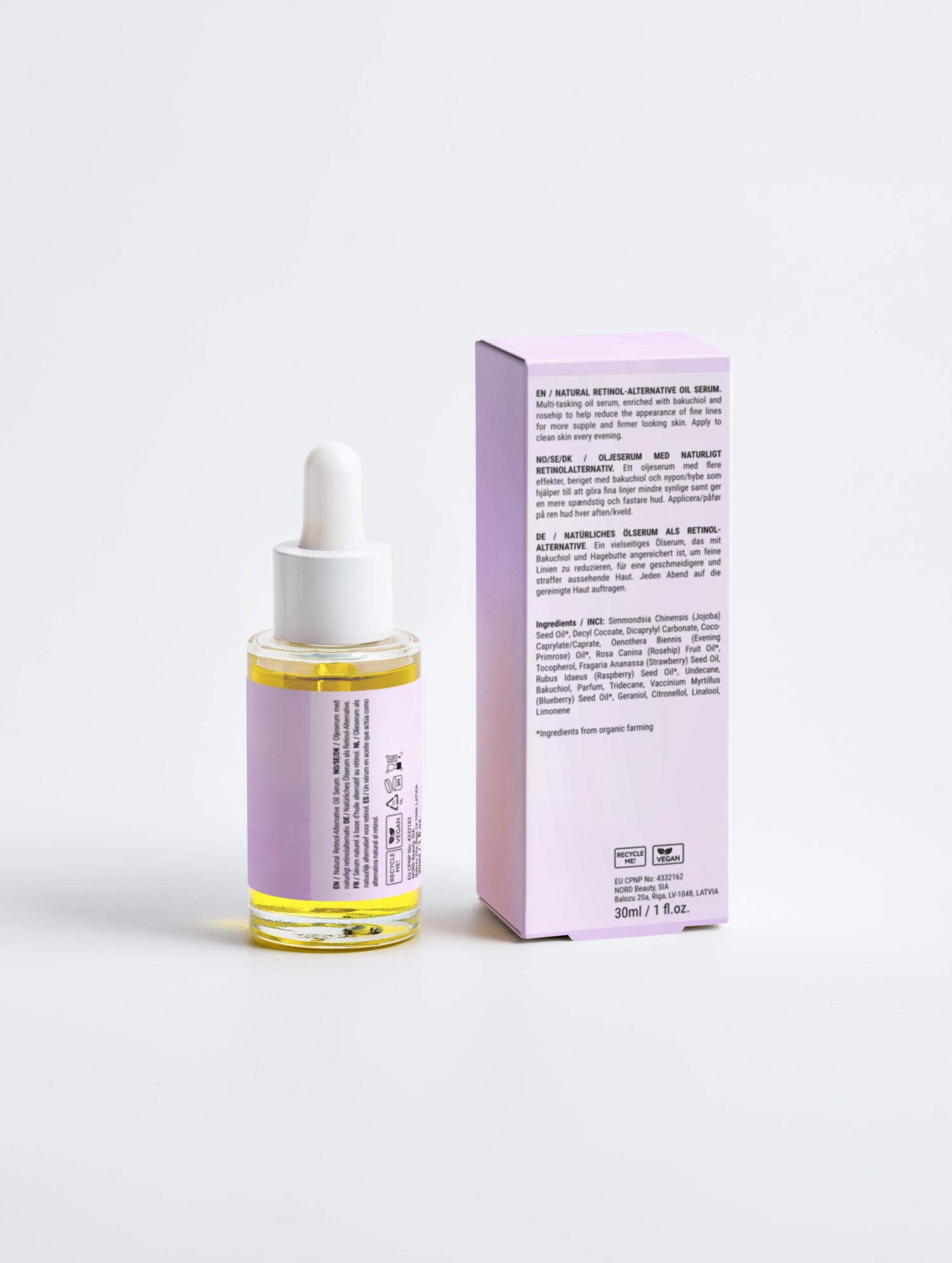 Natural oil serum alternative to retinol 30 ml